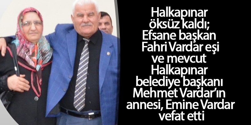 Halkapınar öksüz kaldı