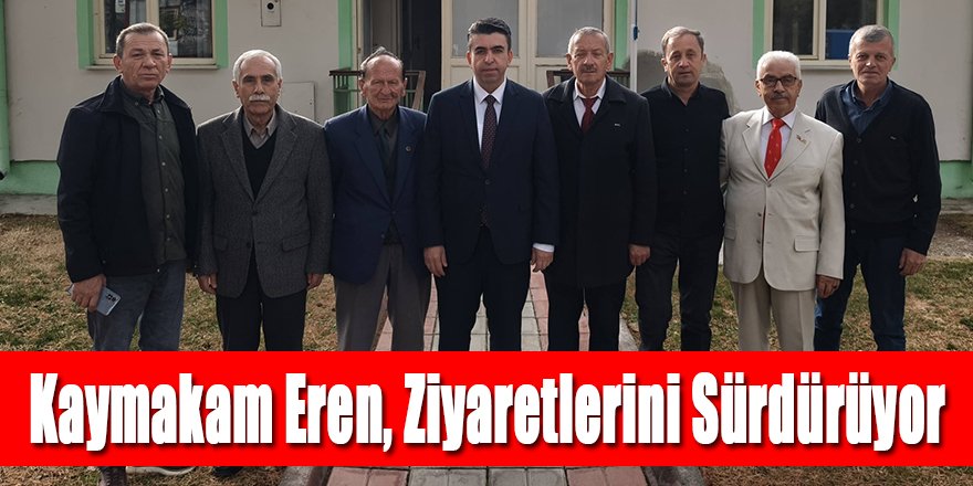 Ereğli Kaymakamı Murat Eren Ziyaretlerini Sürdürüyor