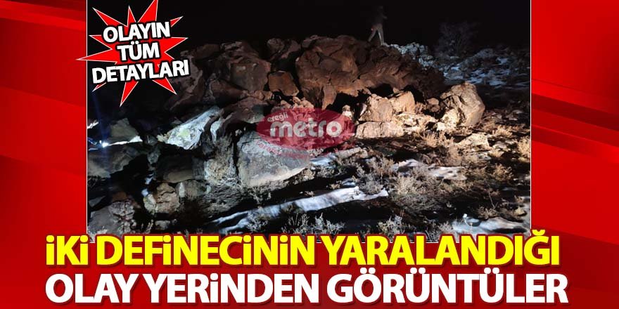 Ereğli'de defineciler hastanelik oldu; 2 ağır yaralı