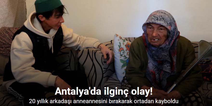 Bisikleti alıp anneannesini bırakarak ortadan kayboldu