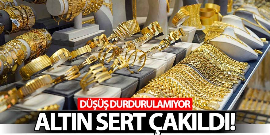Altın sert çakıldı, düşüş durdurulamıyor: İşte çeyrek altın fiyatı