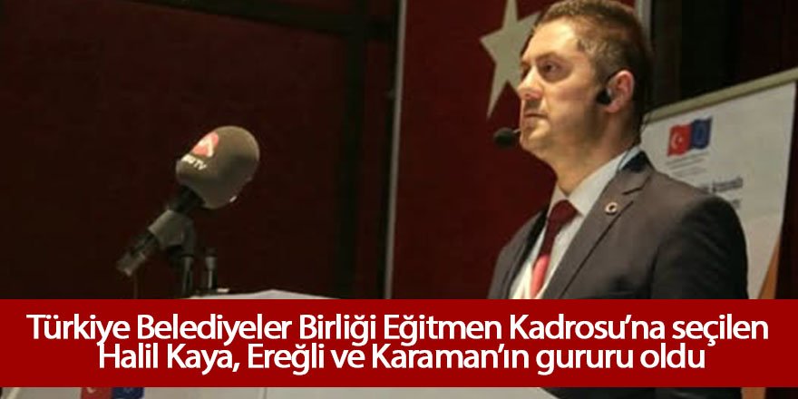 Ereğli’den Türkiye Belediyeler Birliği’ne Uzanan Başarı