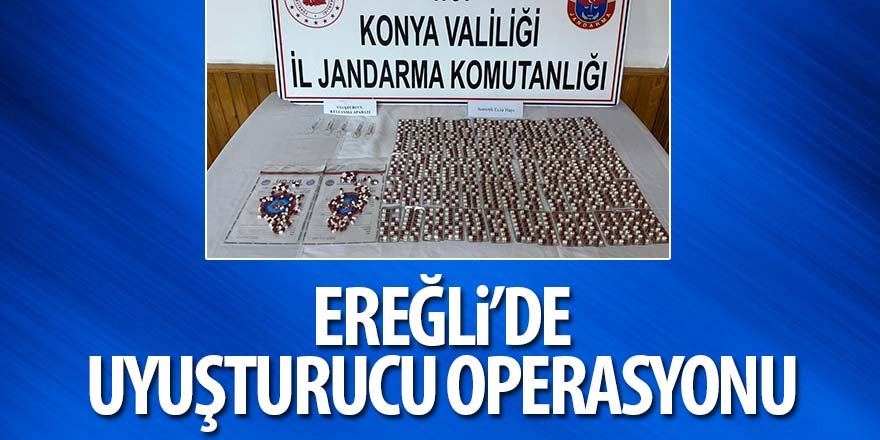 Ereğli’de Uyuşturucu Operasyonu