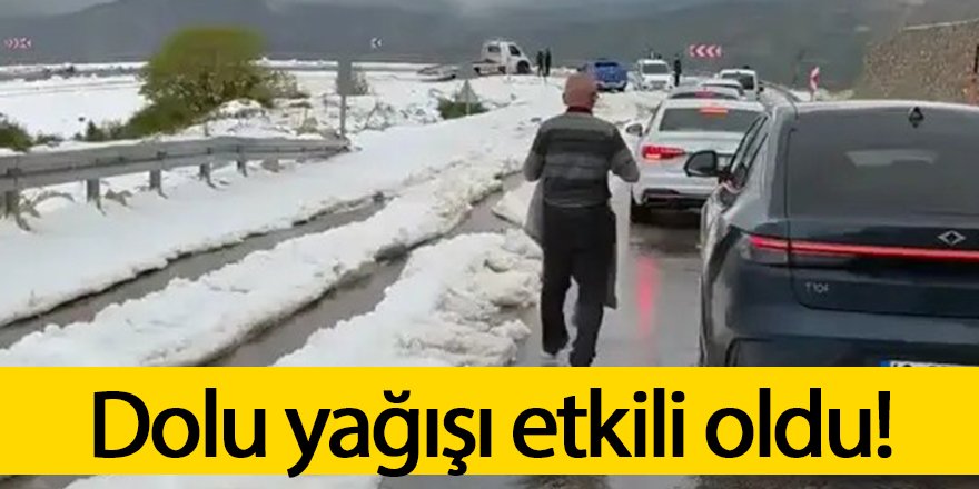 Dolu yağışı etkili oldu!