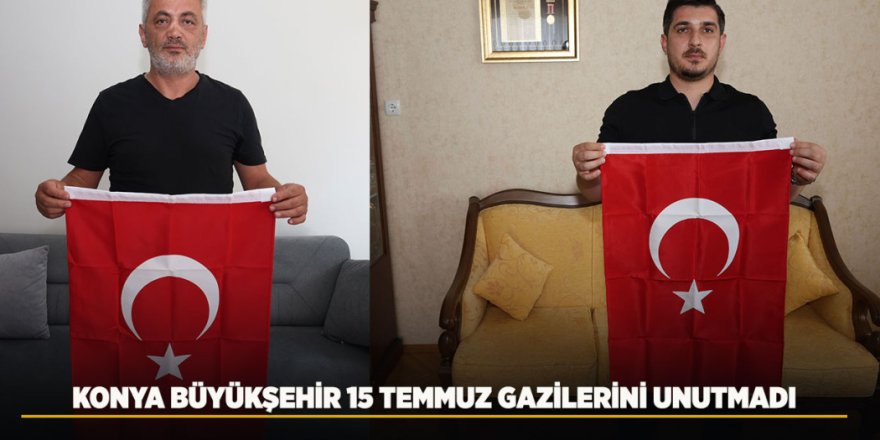 KONYA BÜYÜKŞEHİR 15 TEMMUZ GAZİLERİNİ UNUTMADI