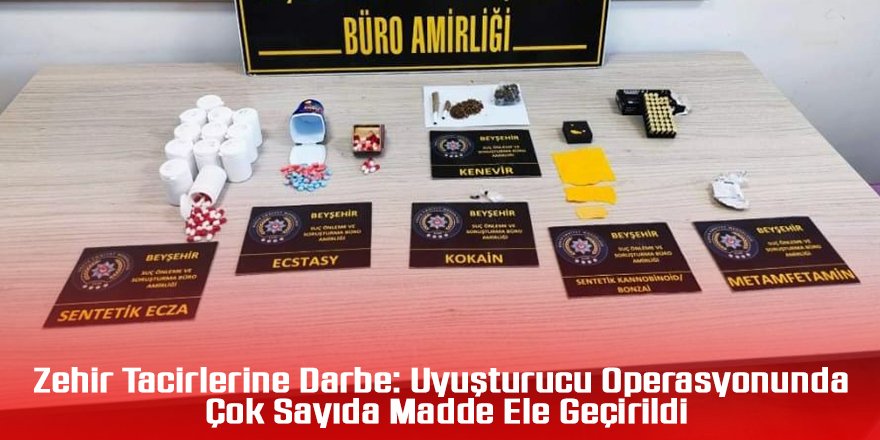 Polisten Zehir Tacirlerine Darbe: Uyuşturucu Operasyonunda Çok Sayıda Madde Ele Geçirildi