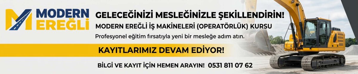 Ereğli operatörlük kursu