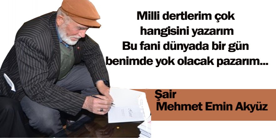 Ereğlili Şair Mehmet Emin Akyüz