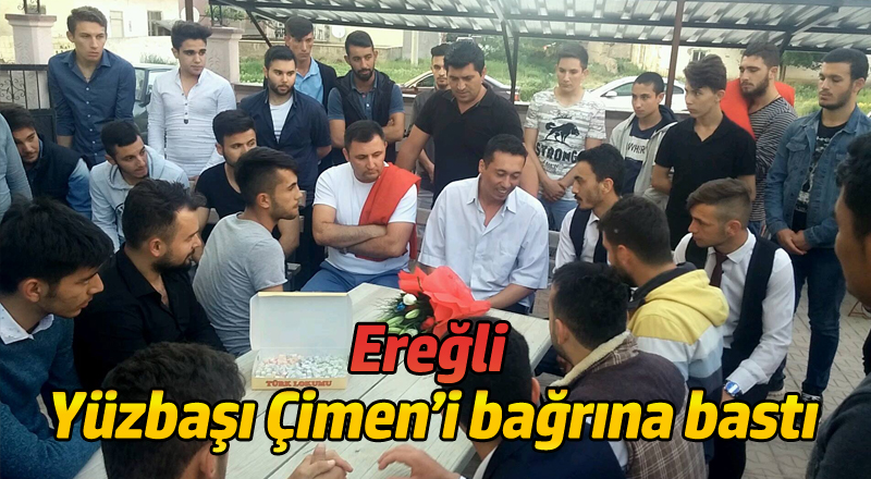 Yüzbaşı Ferit Çimen’e Sevgi Gösterisi