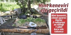 Araziye Damlama Sulama Sistemi Kurup Hint Keneviri Ekmiş