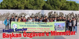 Belediye Gençlik Meclisi Başkan Özgüven’e Minnettar