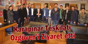 Gençler Başkan Özgüven’i Ziyaret Etti