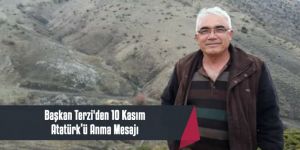Başkan Terzi'den 10 Kasım Atatürk’ü Anma Mesajı