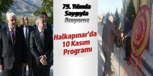 Halkapınar'da 10 Kasım Anma Programı