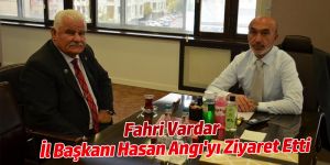 Fahri Vardar Konya İl Başkanı Hasan Angı'yı Ziyaret Etti