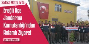 Ereğli İlçe Jandarma Komutanlığı'ndan Anlamlı Ziyaret