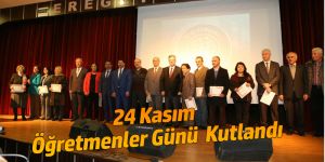 Ereğli’de 24 Kasım Öğretmenler Günü Kutlandı
