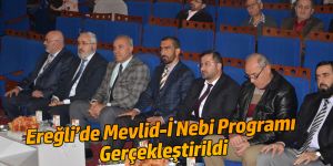 Ereğli’de Mevlid-İ Nebi Programı Gerçekleştirildi