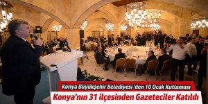 Konya Büyükşehir Belediyesi 10 Ocak Çalışan Gazeteciler Günü'nü Kutladı