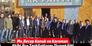 Ak Parti Karaman Ekibi, Hafta sonunda da Durmadı