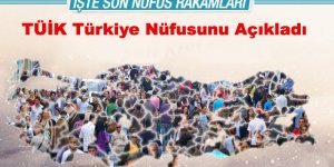TÜİK Türkiye Nüfusunu Açıkladı