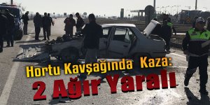 Hortu Kavşağında Trafik Kazası: 2 Ağır Yaralı