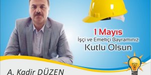 DÜZEN 1 MAYIS İŞÇİ BAYRAMI'NI KUTLADI