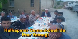 Halkapınar Osmanköseli’de İftar Yemeği