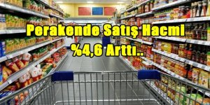 Perakende satış hacmi %4,6 arttı