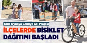 İlçelerde Bisiklet Dağıtımı Başladı