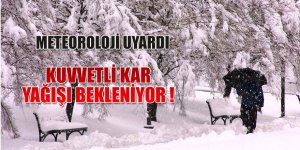 Kuvvetli Kar Yağışı Bekleniyor!