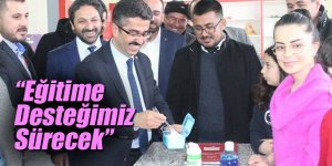 “Eğitime Desteğimiz Sürecek”