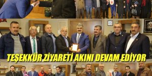 BAŞKAN ÖZGÜVEN’E TEŞEKKÜR ZİYARETİ AKINI DEVAM EDİYOR