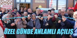 BELEDİYE’DEN ÖZEL GÜNDE ANLAMLI AÇILIŞ