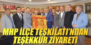 BAŞKAN ÖZGÜVEN’E TEŞEKKÜR ZİYARETİ