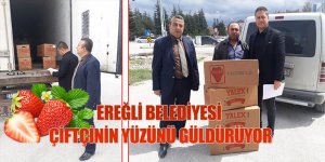 EREĞLİ BELEDİYESİ ÇİFTÇİNİN YÜZÜNÜ GÜLDÜRÜYOR