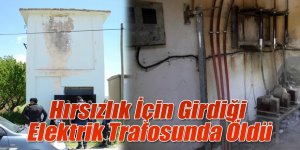 Hırsızlık İçin Girdiği Elektrik Trafosunda Öldü