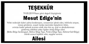 Teşekkür