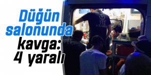 Düğün salonunda kavga: 4 yaralı