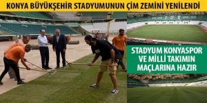 Büyükşehir Stadyumunun Çim Zemini Yenilendi