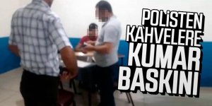 Polisten kumar oynatan kahvehaneye baskın