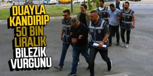 50 bin liralık bilezik çalan 2 dolandırıcı tutuklandı