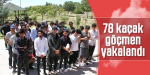 78 kaçak göçmen yakalandı