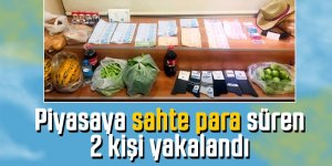 Piyasaya sahte para süren 2 kişi yakalandı