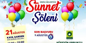 Ereğli Belediyesi’nden Sünnet Şöleni