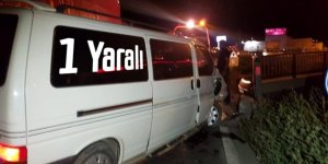 Trafik kazası: 1 yaralı