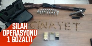 Silah operasyonu: 1 gözaltı