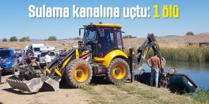 Otomobil sulama kanalına uçtu: Sürücü hayatını kaybetti