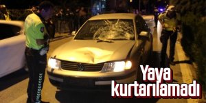 Otomobilin çarptığı yaya kurtarılamadı