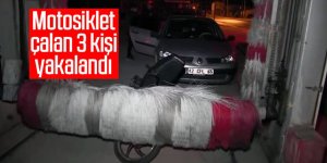 Motosiklet çalan 3 kişi yakalandı